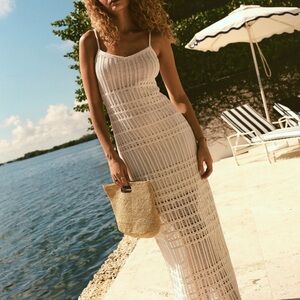A&F Crochet Maxi Dress